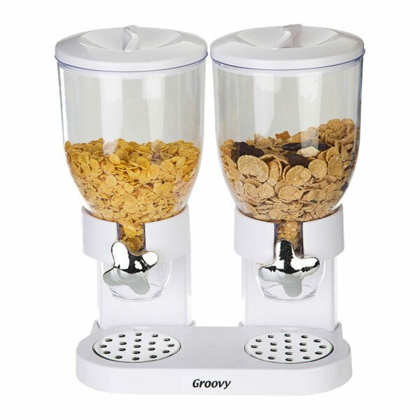 Biradlı İkili Corn Flakes Dispenser (3,5 L*2)