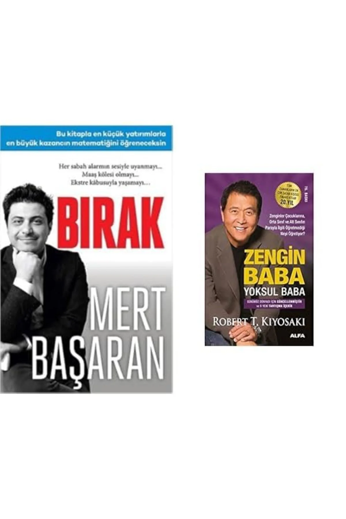 birak + zengin baba yoksul baba 2 li set
