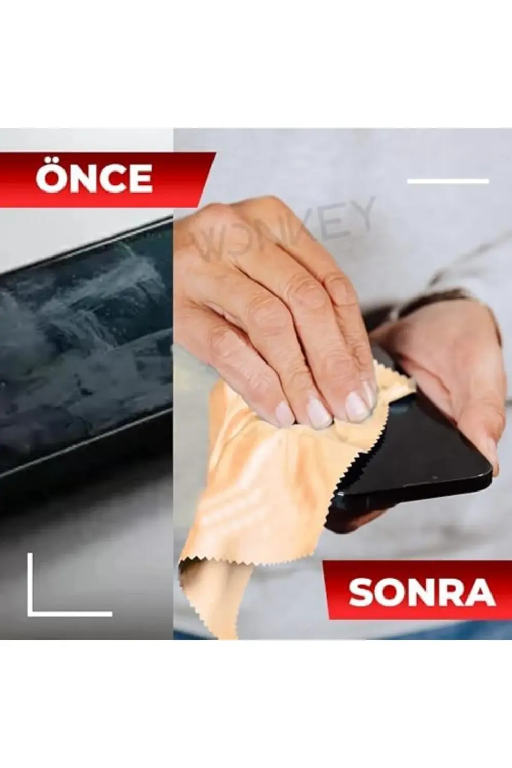 Bırakmayan Mikrofiber Bez, Lens, Gözlük, Telefon,, iPad, Tablet,