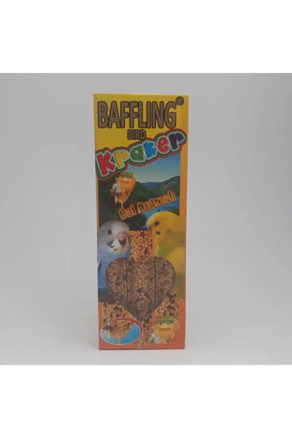 Baffling Bird Muhabbet Kuşları İçin Ballı Kraker 3'Lü