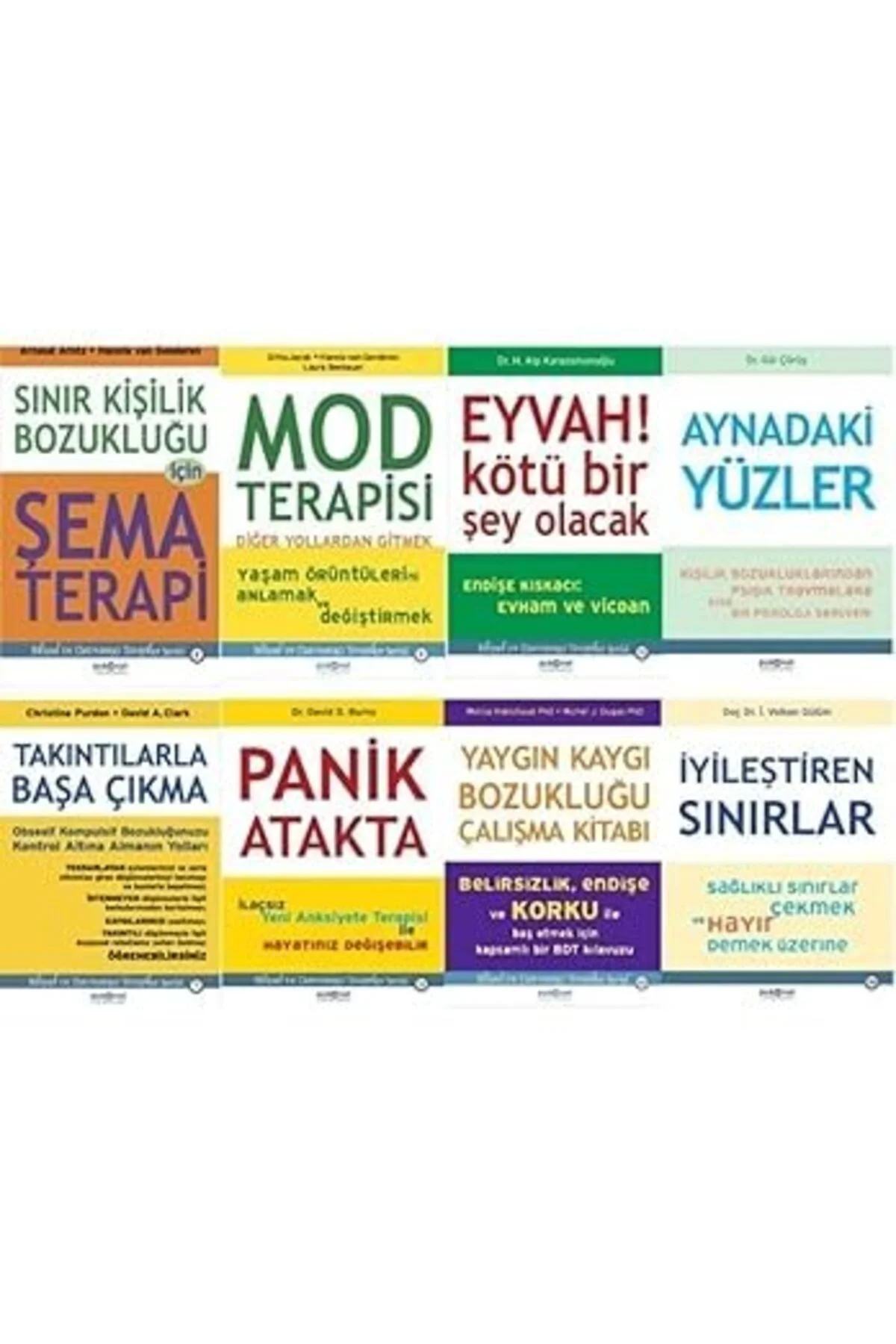 bireysel gelisim ,psikoloji ,terapi 8 kutuphanelik set kitap