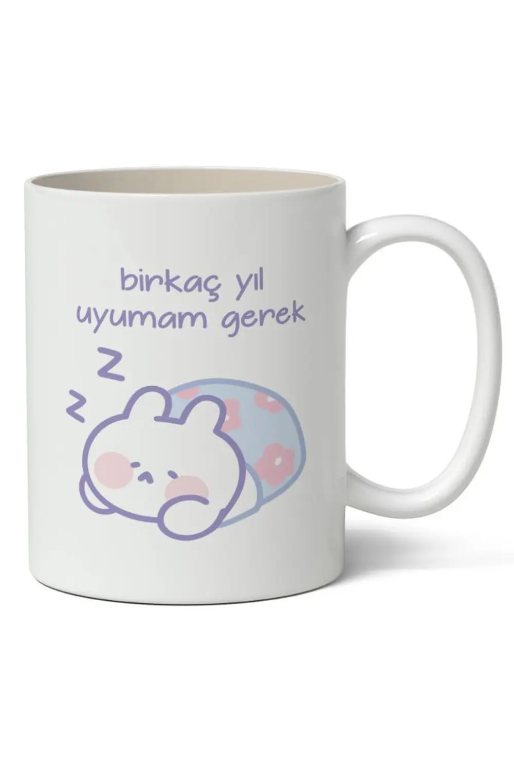 Birkaç Yıl Uyumam Gerek Baskılı Kupa Bardak Baskılı Kahve Kupa Ba