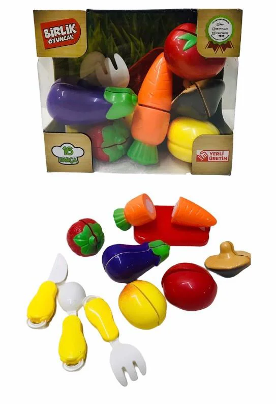 Birlik Toys Kesilebilen Sebze Meyve 16 Parça