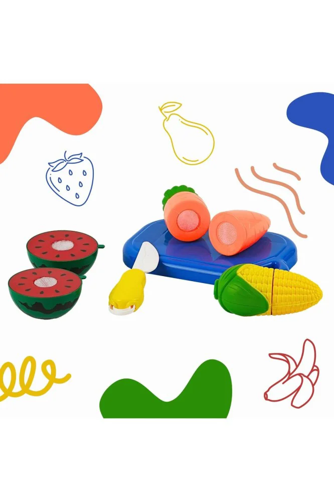 Birlik Toys Kesilen Sebze Meyve Seti 10 Lu
