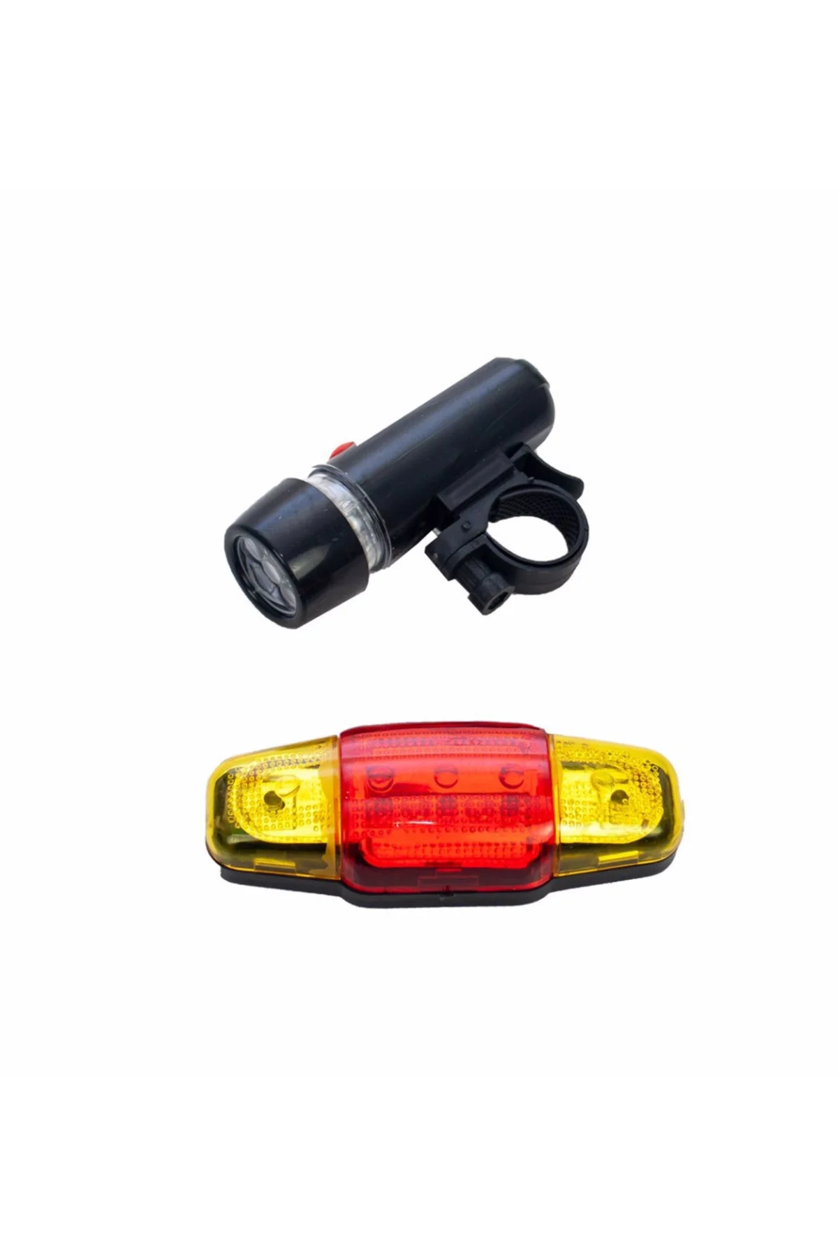 Bisiklet Emniyet Işığı Seti Güçlü LED Ön Far Arka Stop Lambası