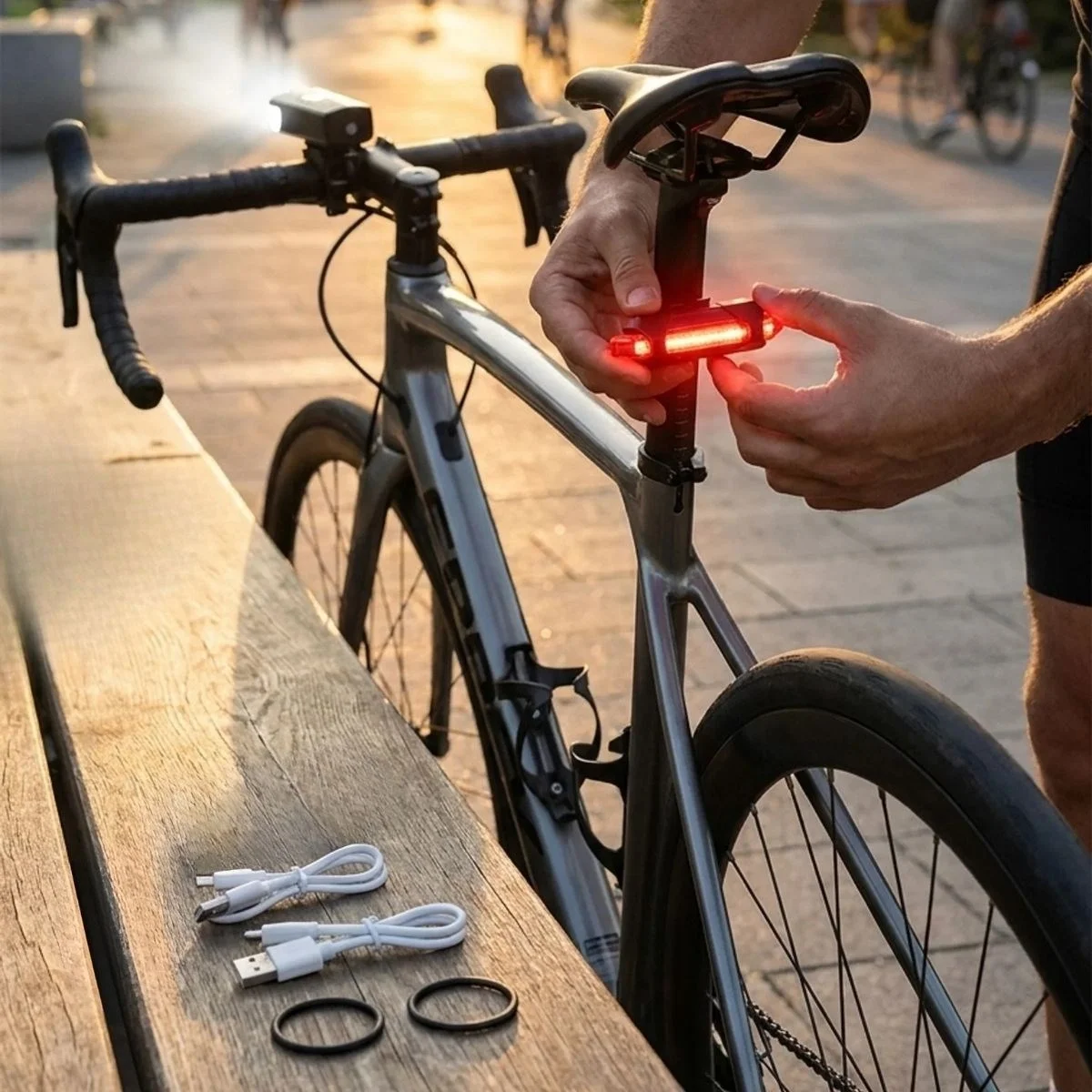 Bisiklet Işık Seti – Usb Şarjlı Led Ön Far + Arka Stop Lambası, Su Geçirmez bisiklet Aydınlatma Seti Bx40 Fiyatı, Yorumları ve Özellikleri