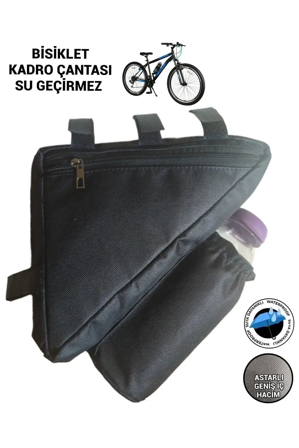BİSİKLET KADRO ÇANTASI SU GEÇİRMEZ