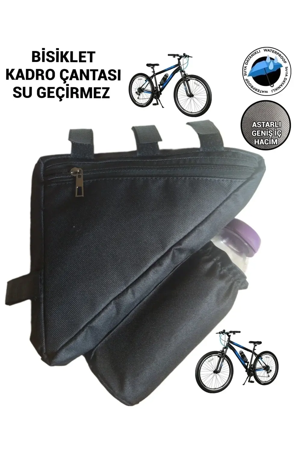 BİSİKLET KADRO ÇANTASI SU GEÇİRMEZ