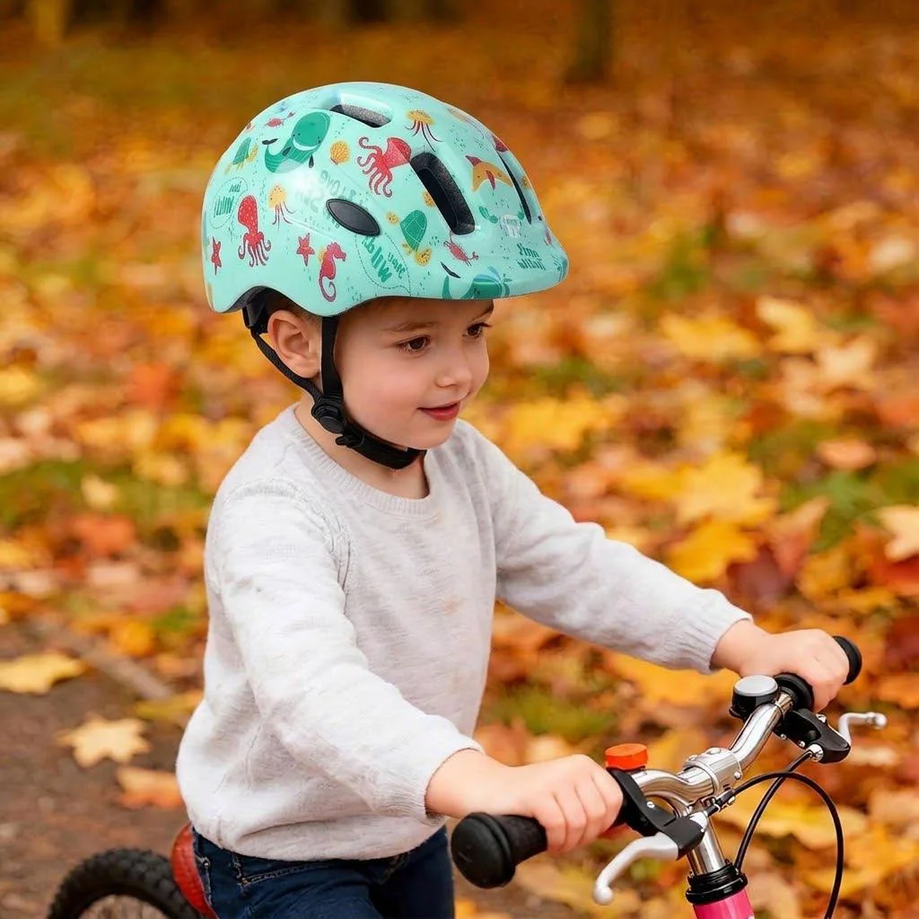 Bisiklet Kask Çocuk - IMPACT KIDDO, Mavi, Small
