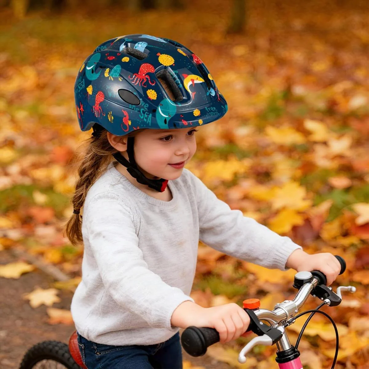 Bisiklet Kask Çocuk - IMPACT KIDDO, Lacivert, Small