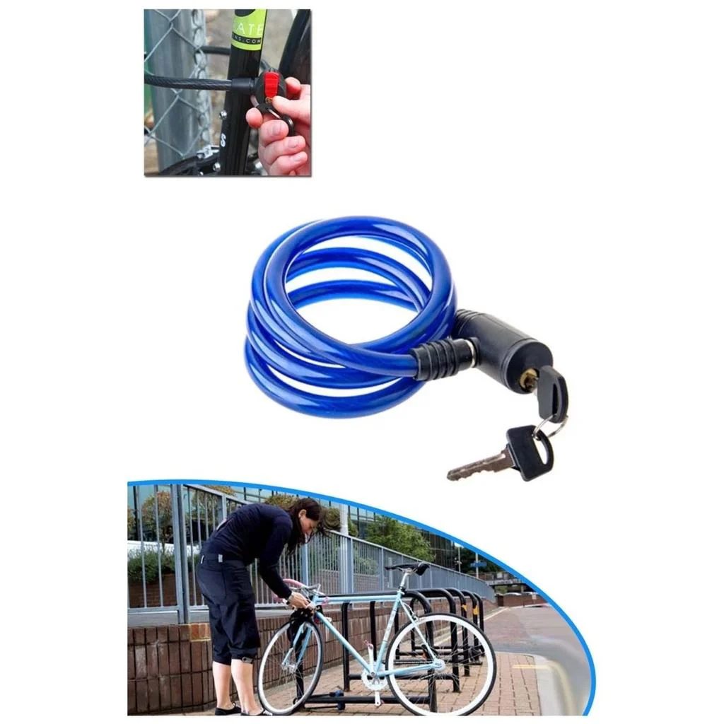 Bisiklet Kilidi Anahtarlı 17mm x 100cm - Güvenli Bisiklet Kiliti Fiyatı, Yorumları ve Özellikleri