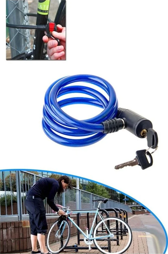 Bisiklet Kilidi Anahtarlı 11.5mm X 85cm