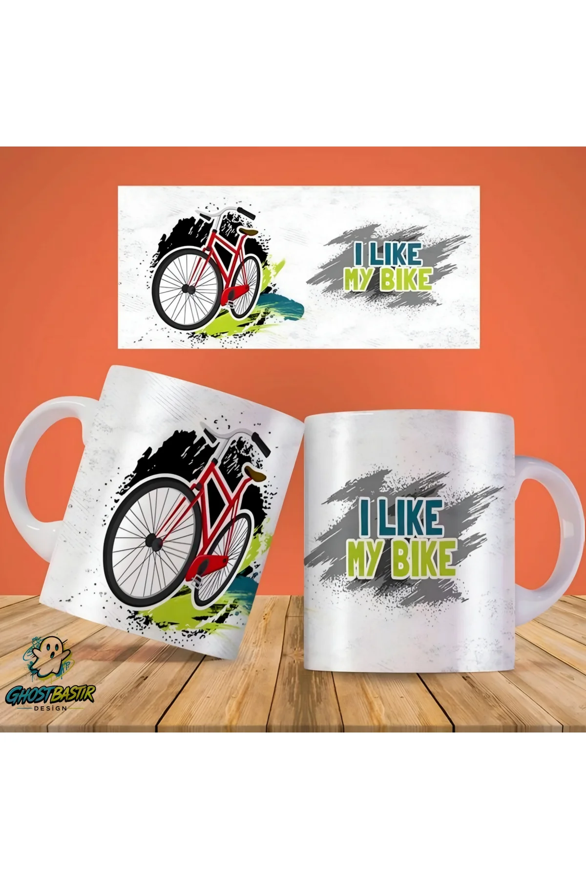 Bisiklet Kupa Bardak | Tek Adet K0164