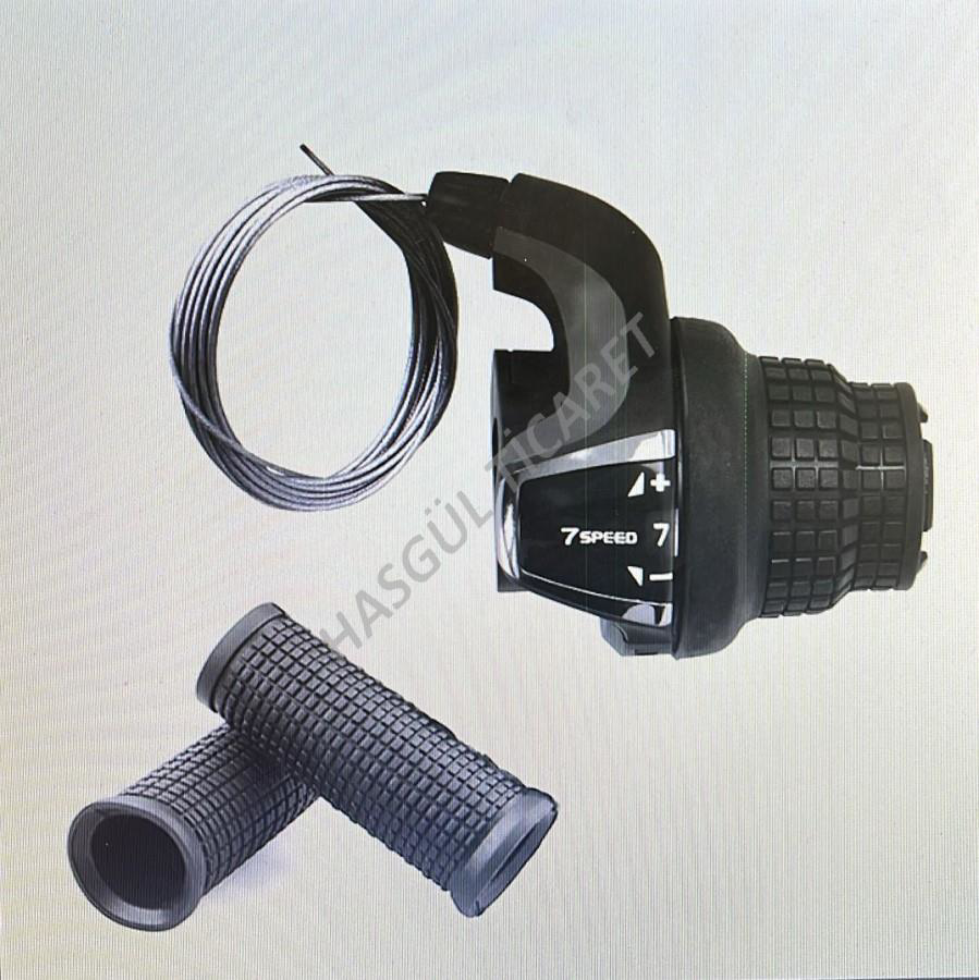 Bisiklet Sağ 7 li Vites kolu Göstergeli e bike ve Diğer bisikletl