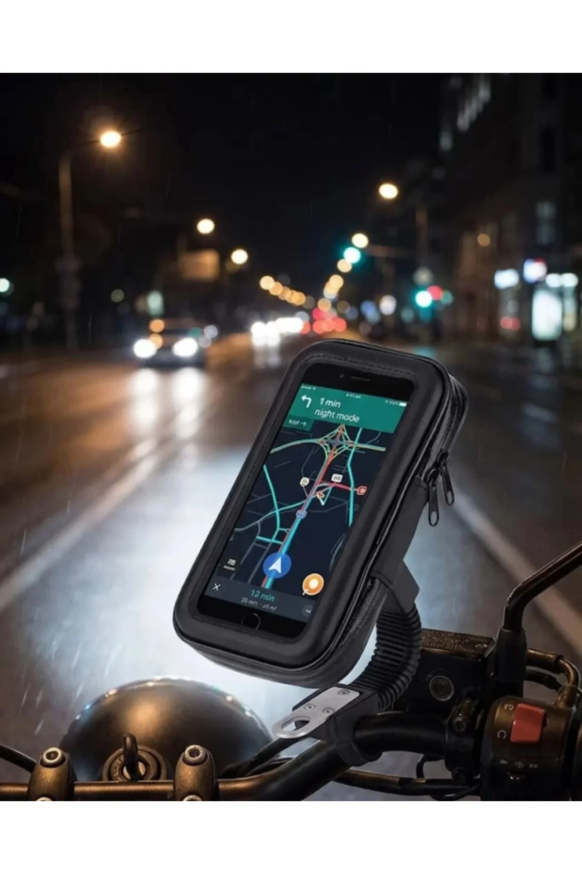 Bisiklet Scooter Motosiklet İçin Su Geçirmez Telefon Standı 360 D