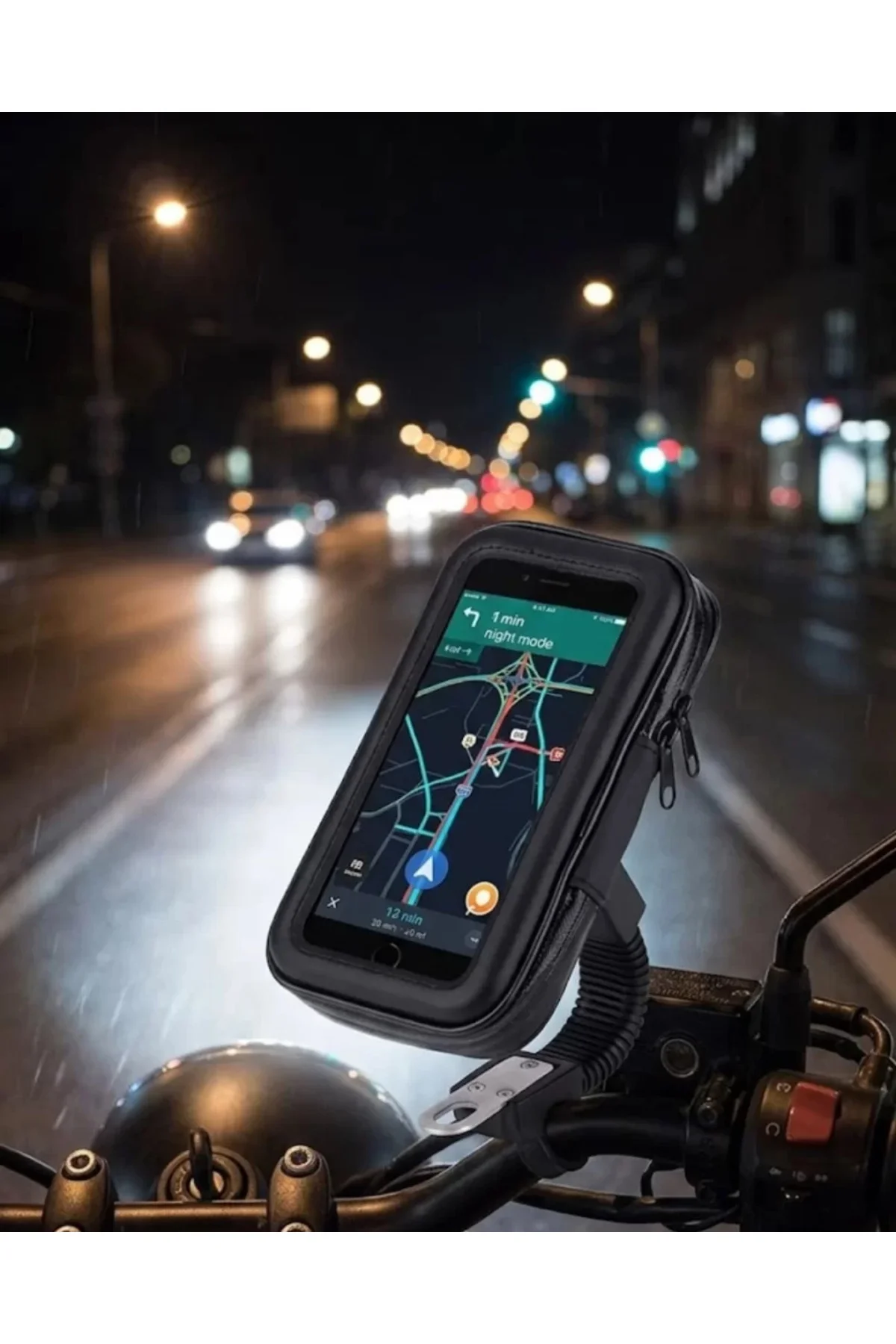 Bisiklet Scooter Motosiklet İçin Su Geçirmez Telefon Standı 360 D