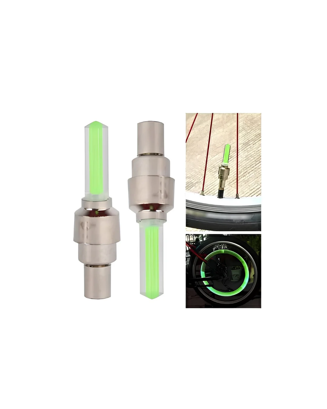 Bisiklet Sibop Işığı 2li Set Hareket Sensörlü LED Lastik Işığı