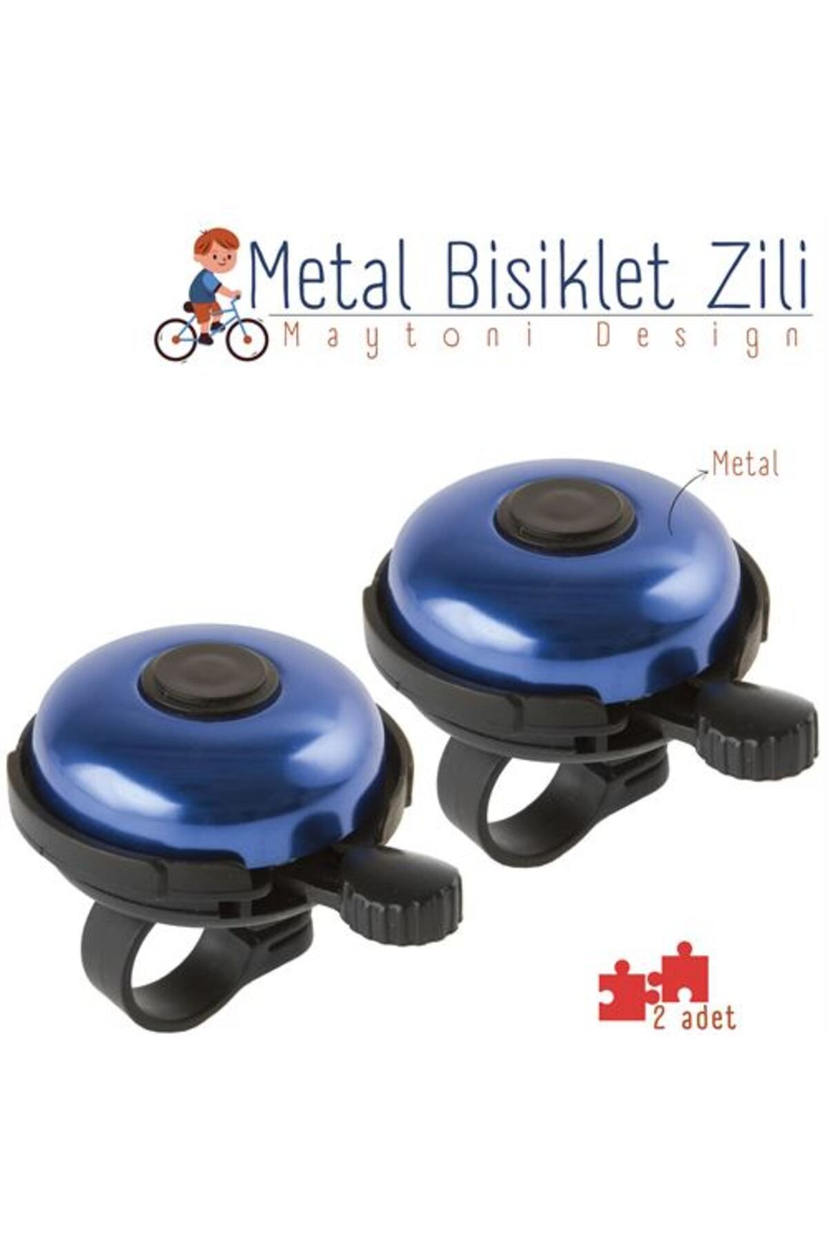 Bisiklet Zili 2 Li Set Metal Maytoni Design