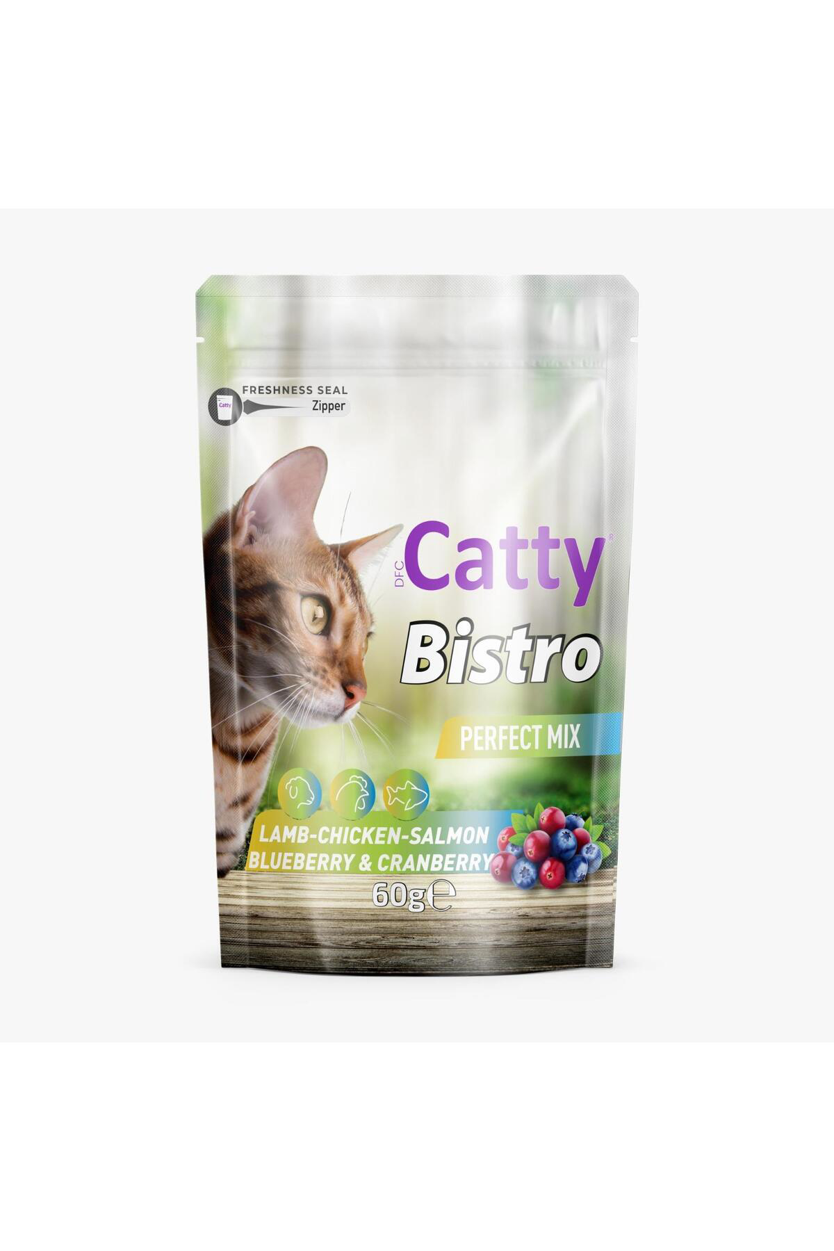 Catty Bistro Mükemmel Karişim Kuzulu_Tavuklu_Somonlu_Yaban Mersinli_Kiz