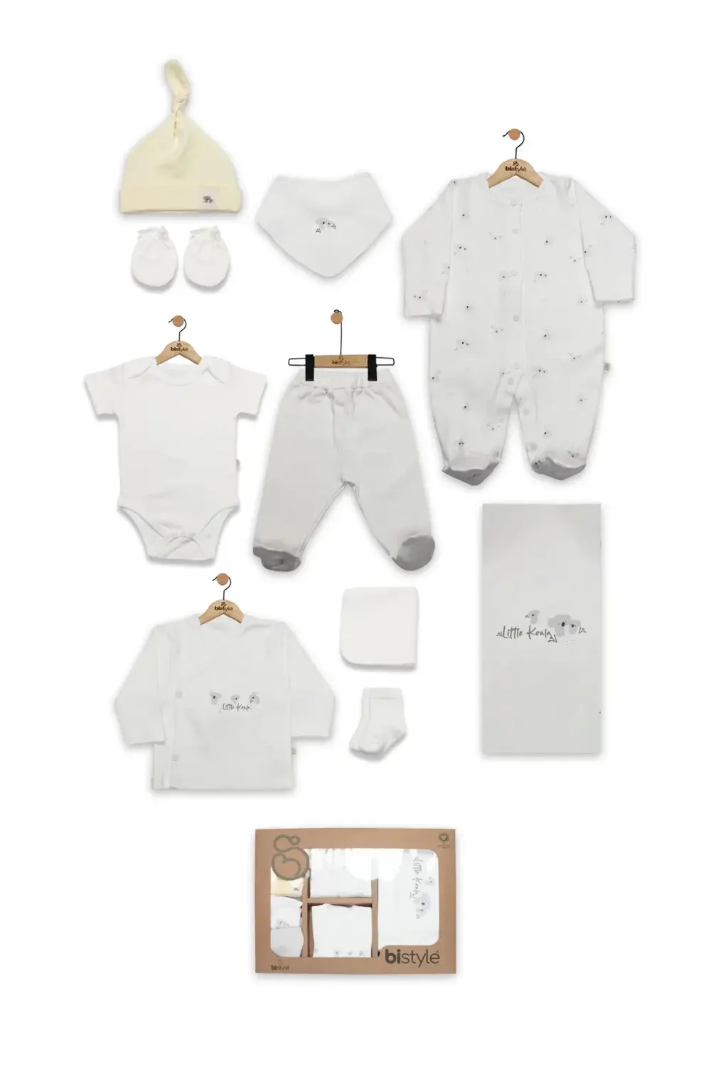 Bistyle 10lu Hastane Çıkışı Lıttle Koala 11108 Gri Sarı