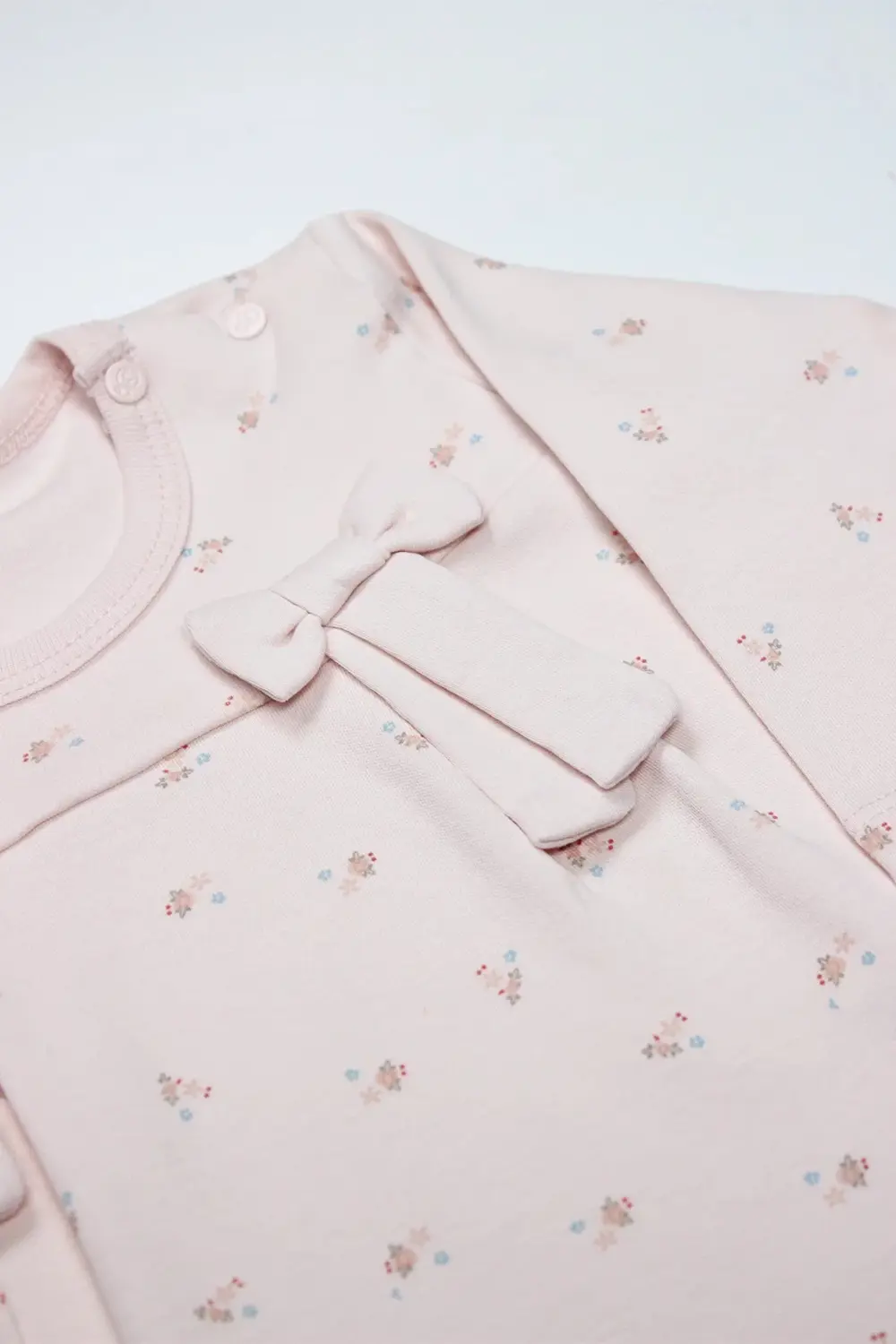 Bistyle Grow İn Love 2'li Bebe Takım 14102 Pembe Ekru