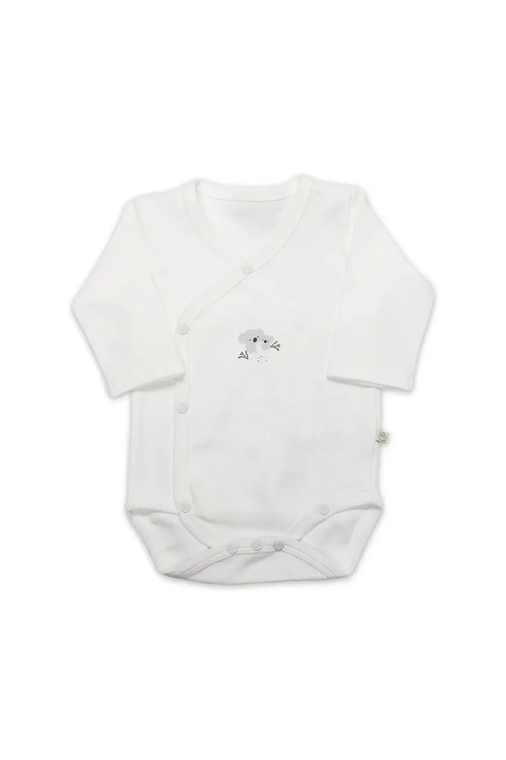 Bistyle Kruvaze Body Uzun Kol Lıttle Koala 17113 Gri