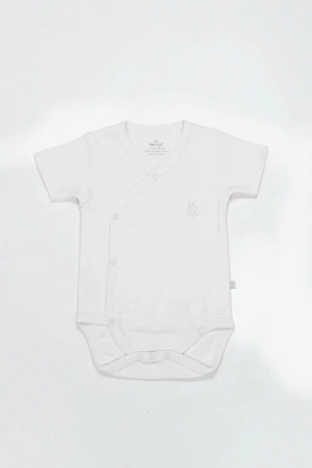 Bistyle Organik Natural Basic Style Kruvaze Yarım Kol Body Bs1710