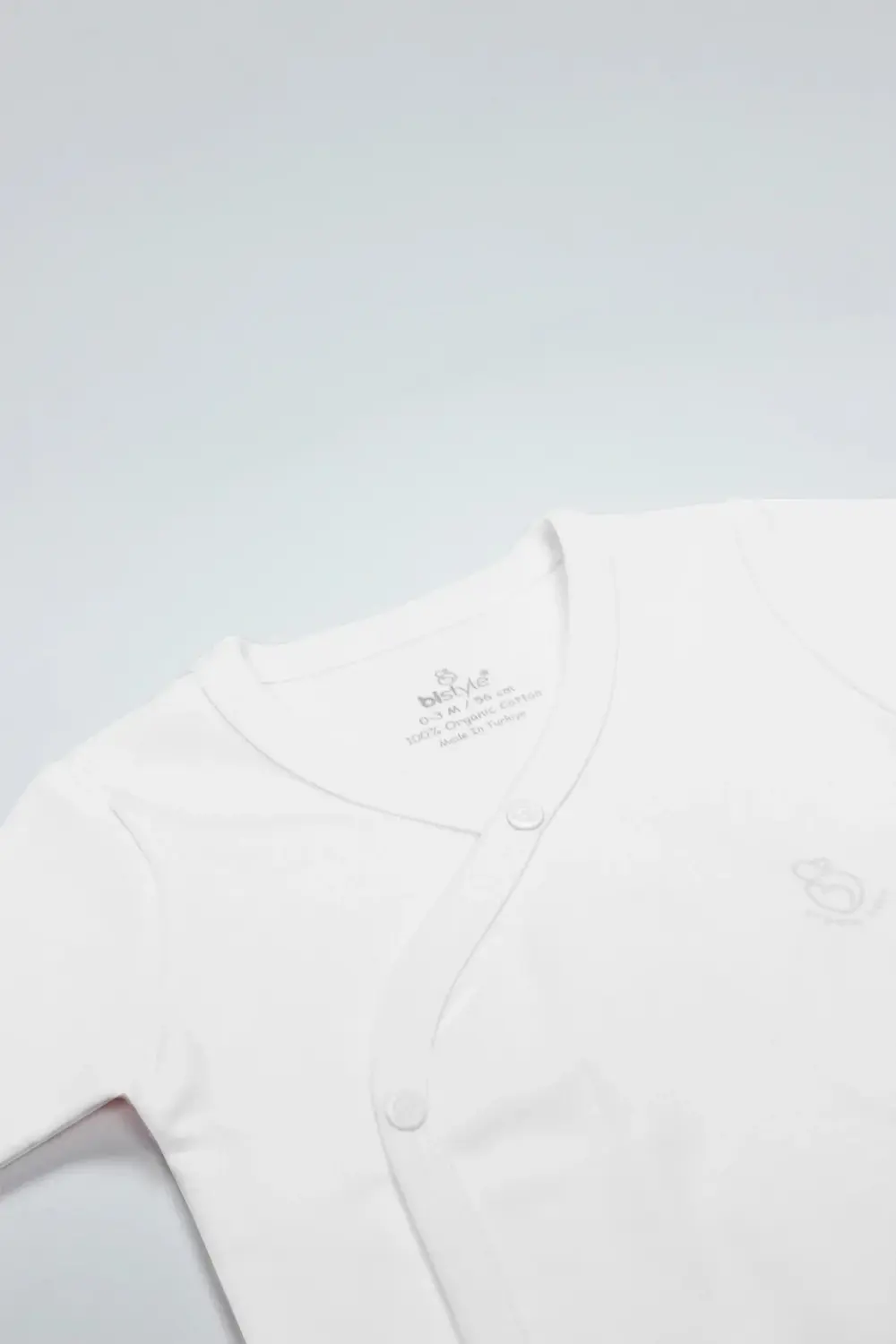 Bistyle Organik Natural Basic Style Kruvaze Yarım Kol Body Bs1710