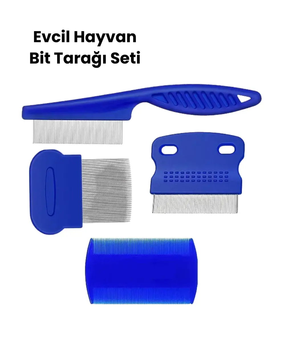 Bit, Pire ve Tüy Temizliğine Uygun Çok Amaçlı Evcil Hayvan Tarağı