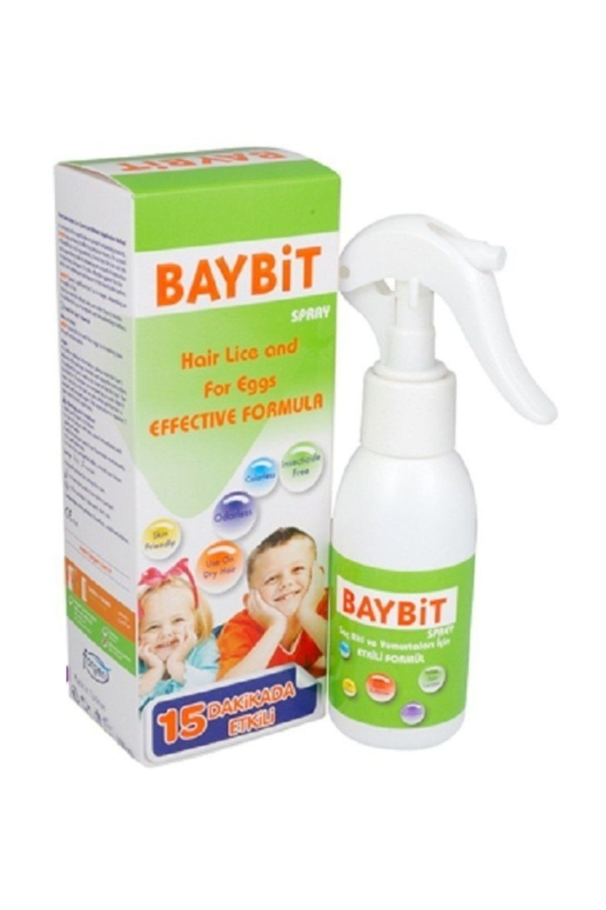 Baybit Bit Spreyi 100 Ml + Bit Şampuanı 100 Ml Kofre Set 2 Adet Bit Tar