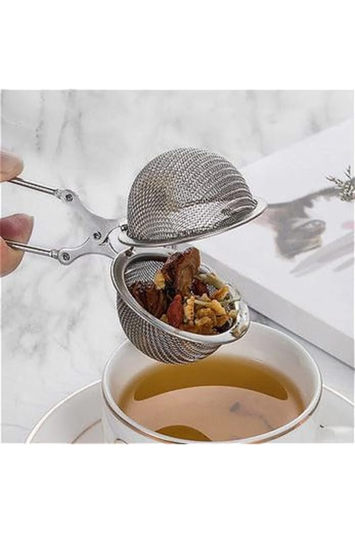 Bitki Çayı-çay Süzgeci Maşalı Demleme Aparat