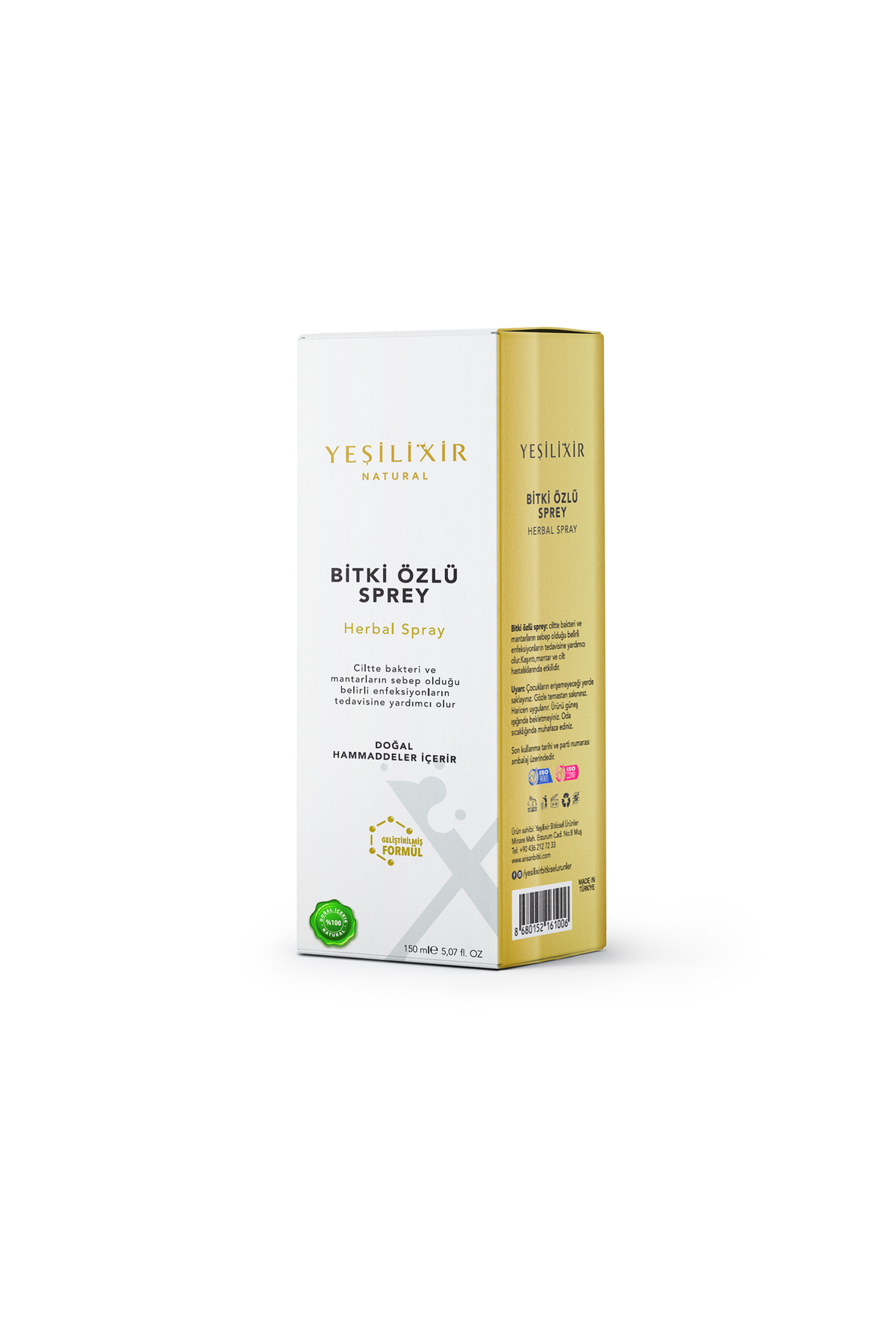 Yeşilxir Bitki Özlü Sprey 150 Ml