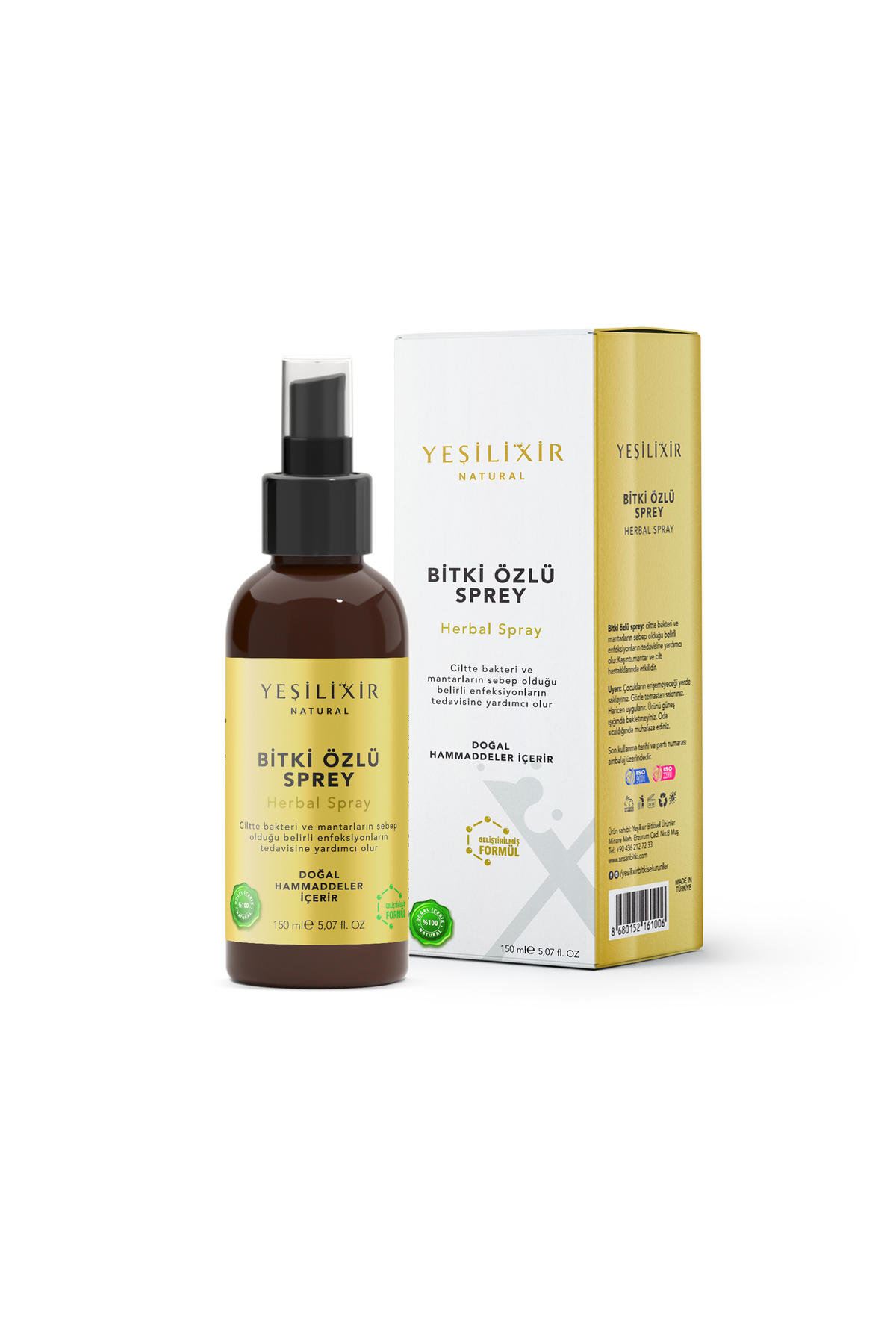 Yeşilxir Bitki Özlü Sprey 150 Ml