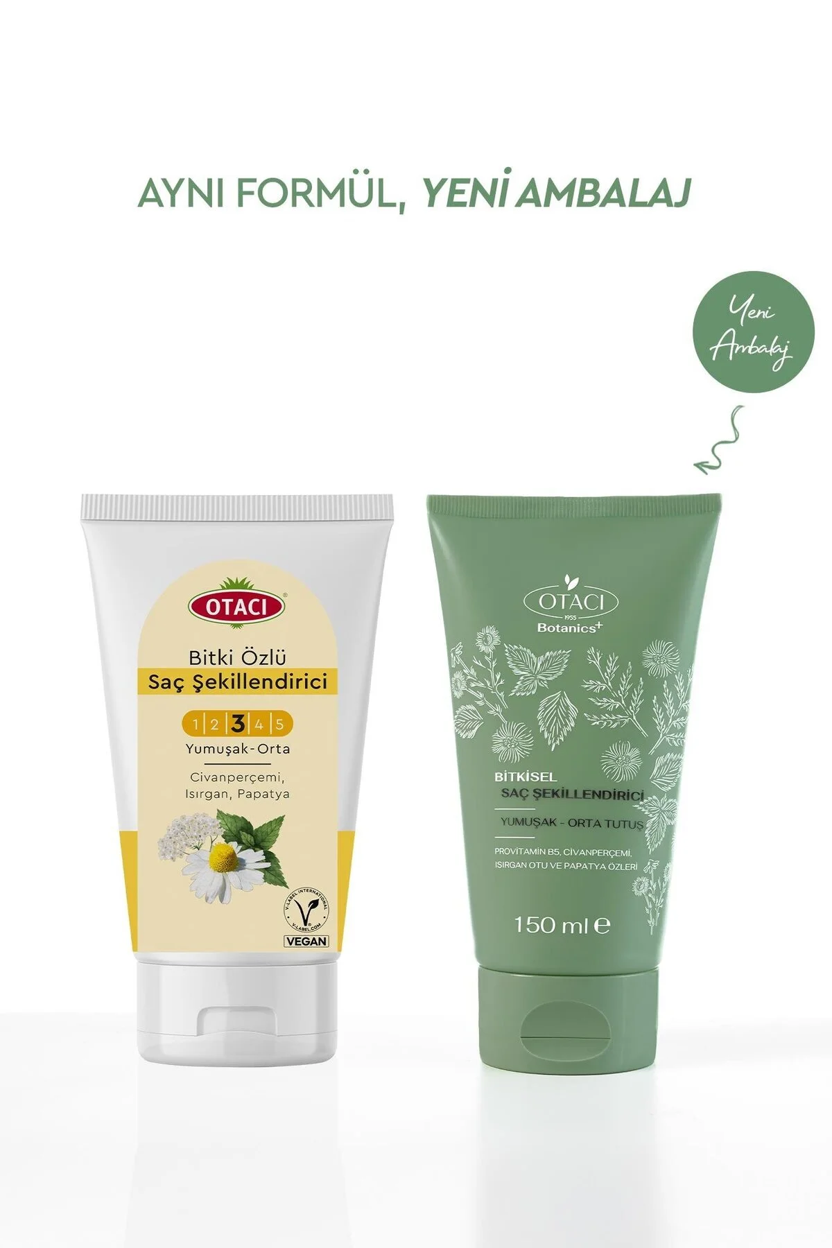 Bitki Özlü Yumuşak Orta Saç Şekillendirici 150 ml - Görsel 2