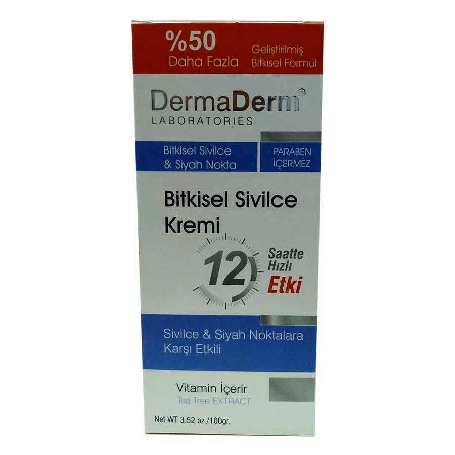 Bitkisel Akne Sivilce Kremi 100 Gr – Doğal İçerikli Sivilce Karşıtı Bakım Kremi