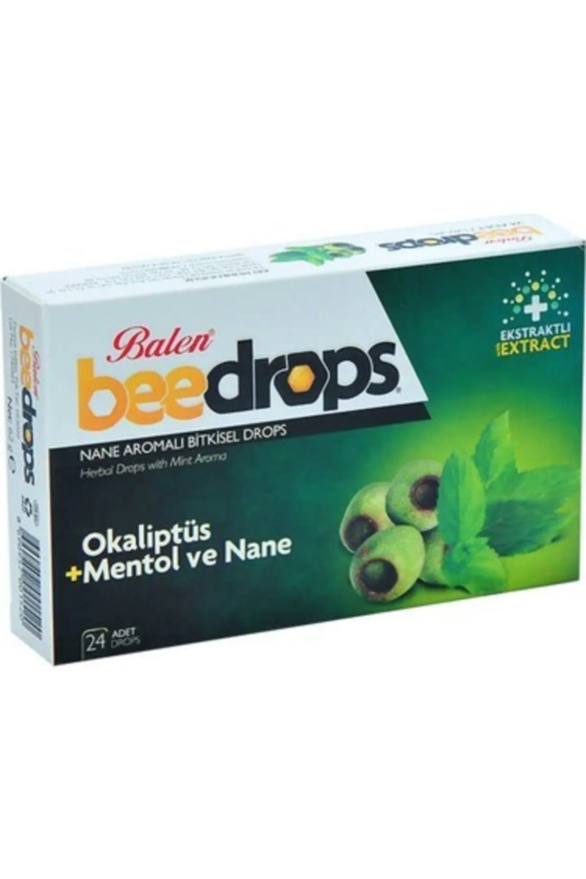 Bitkisel Drops Boğaz Pastili 24 Drops Okaliptüs Mentol Ve Nane