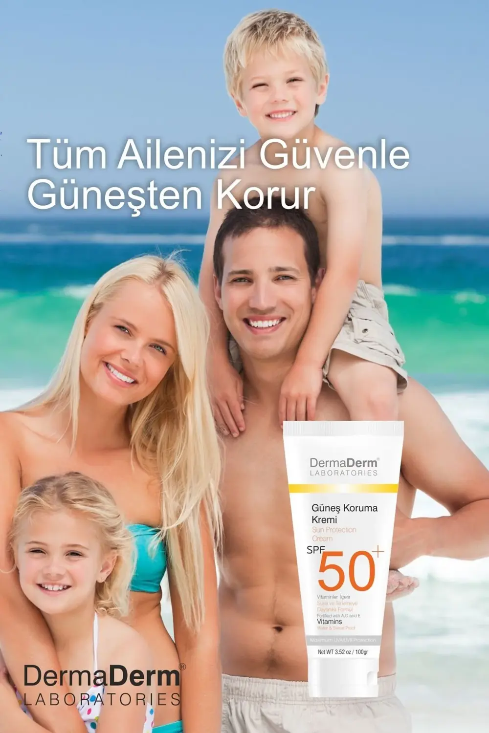 Bitkisel Güneş Kremi Spf 50 Faktör 100 gr