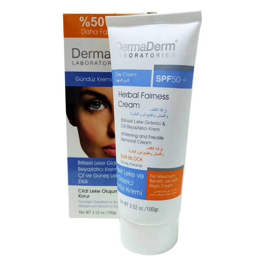 Bitkisel Leke Karşıtı Gündüz Kremi Güneş Koruma SPF 50+ 100 Gr