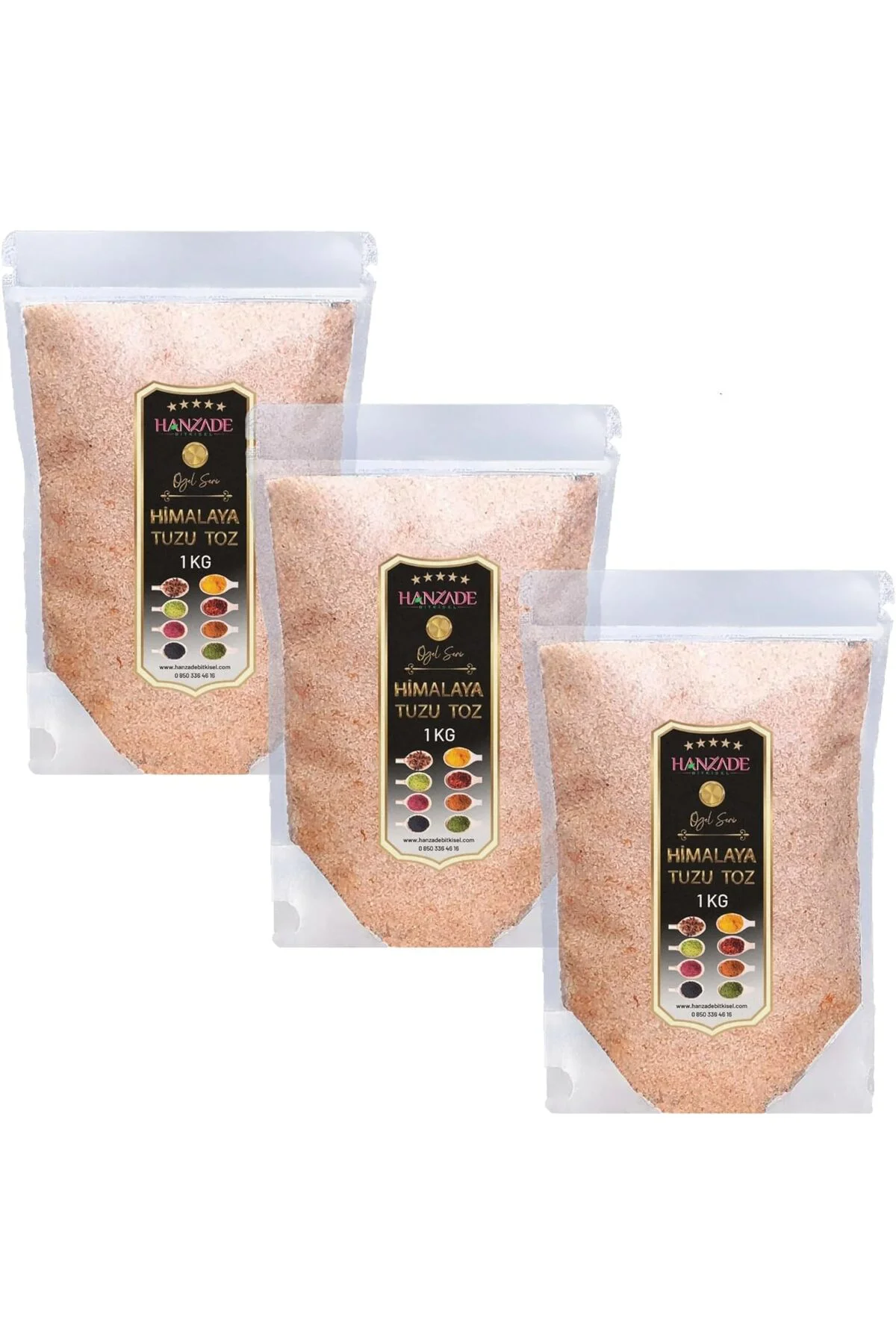 Bitkisel Pembe Himalaya Tuzu Toz 3 Kg