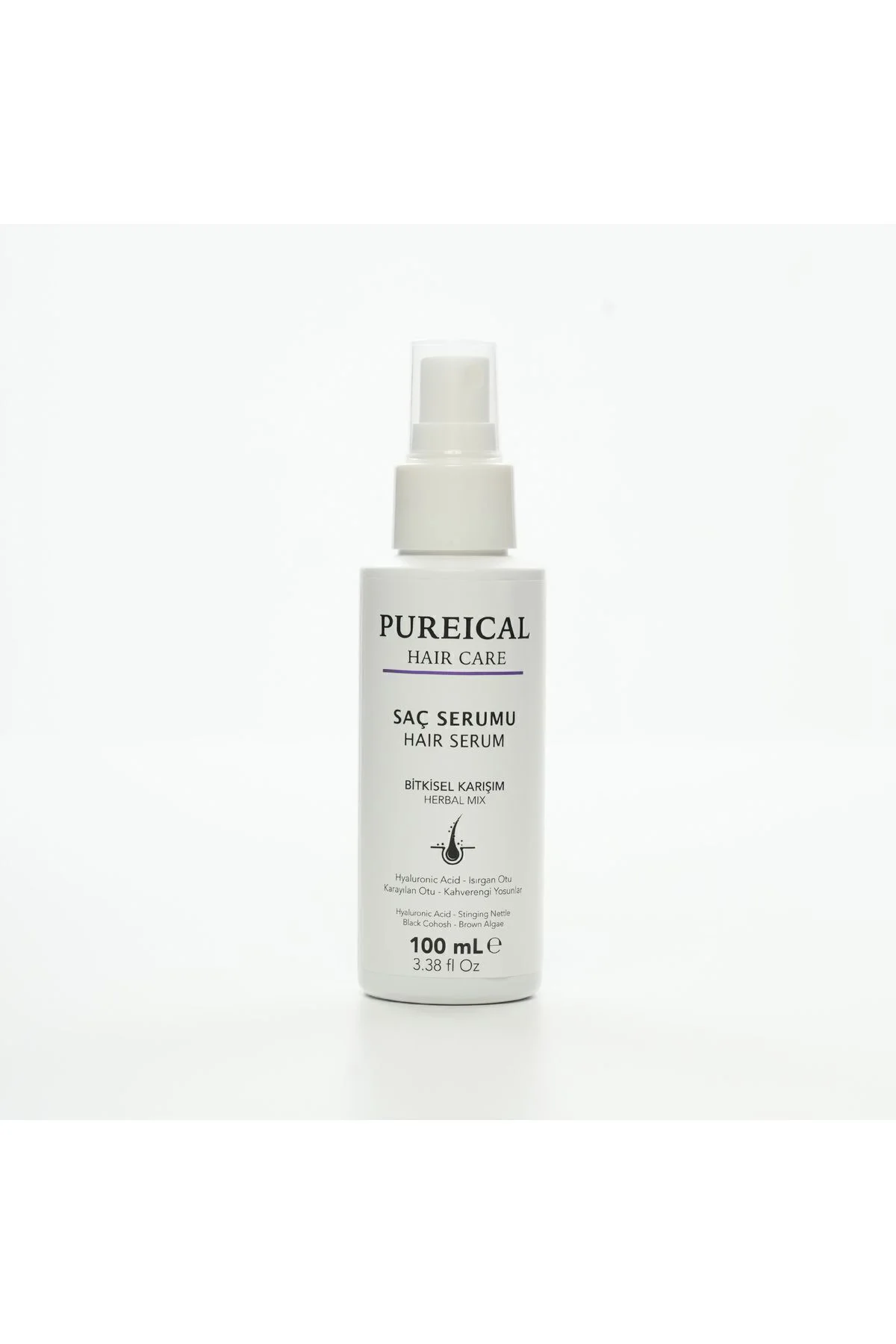 Bitkisel Saç Serumu 100 ml, Saç Kaybını Önleyici ve Güçlendirici 