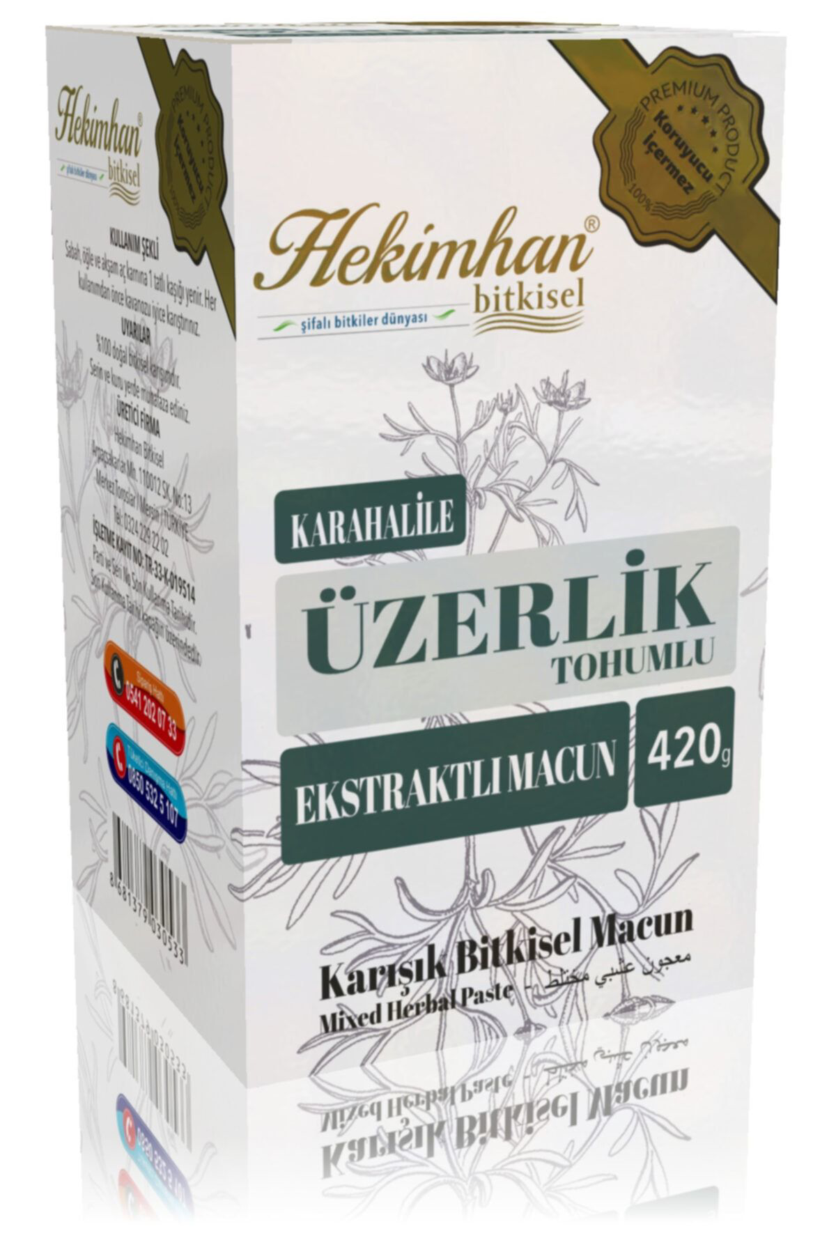Hekimhan Bitkisel Üzerlik Macun 420 Gr.