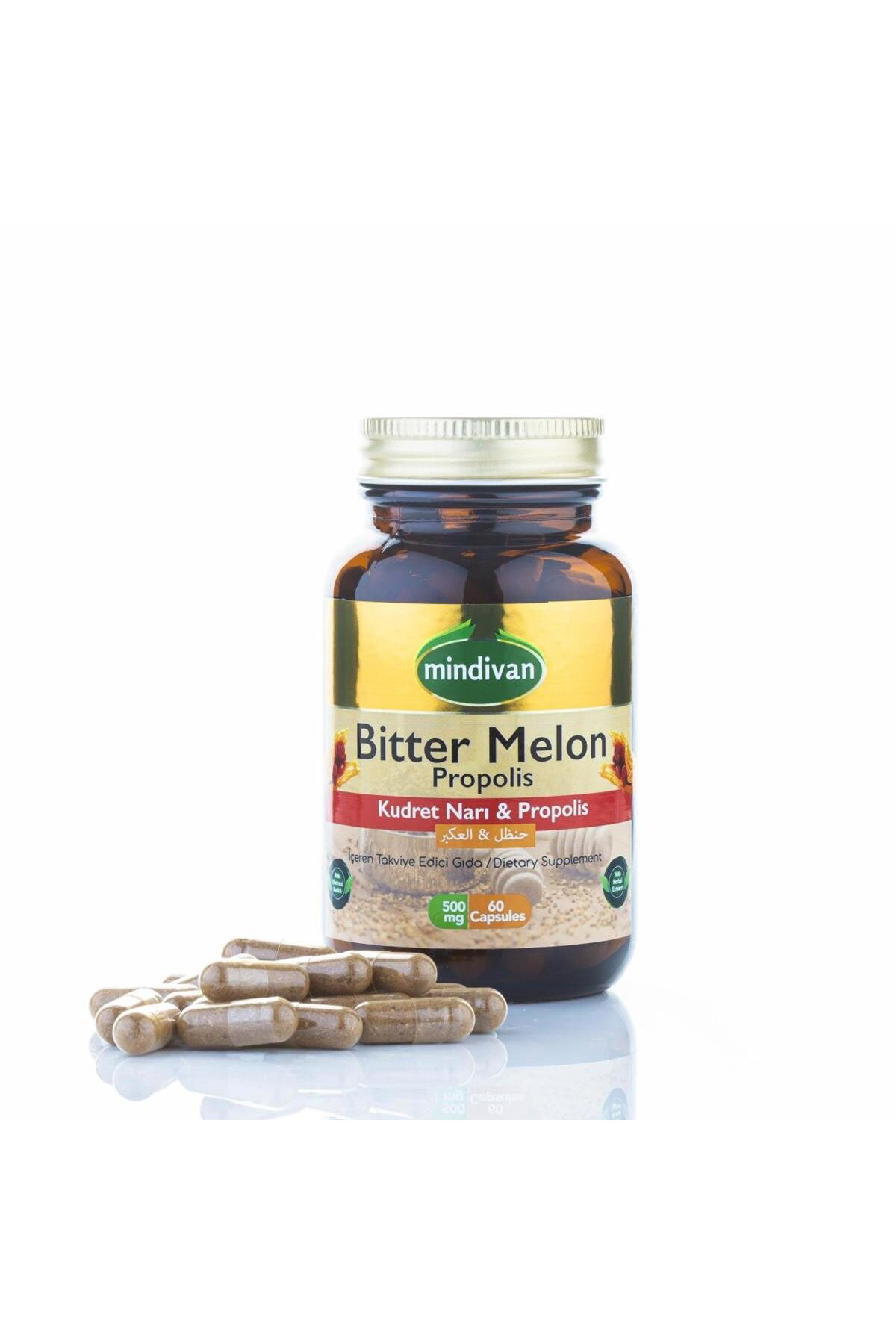 Bitter Melon Propolis 500 mg 60 Capsules x2 Piece