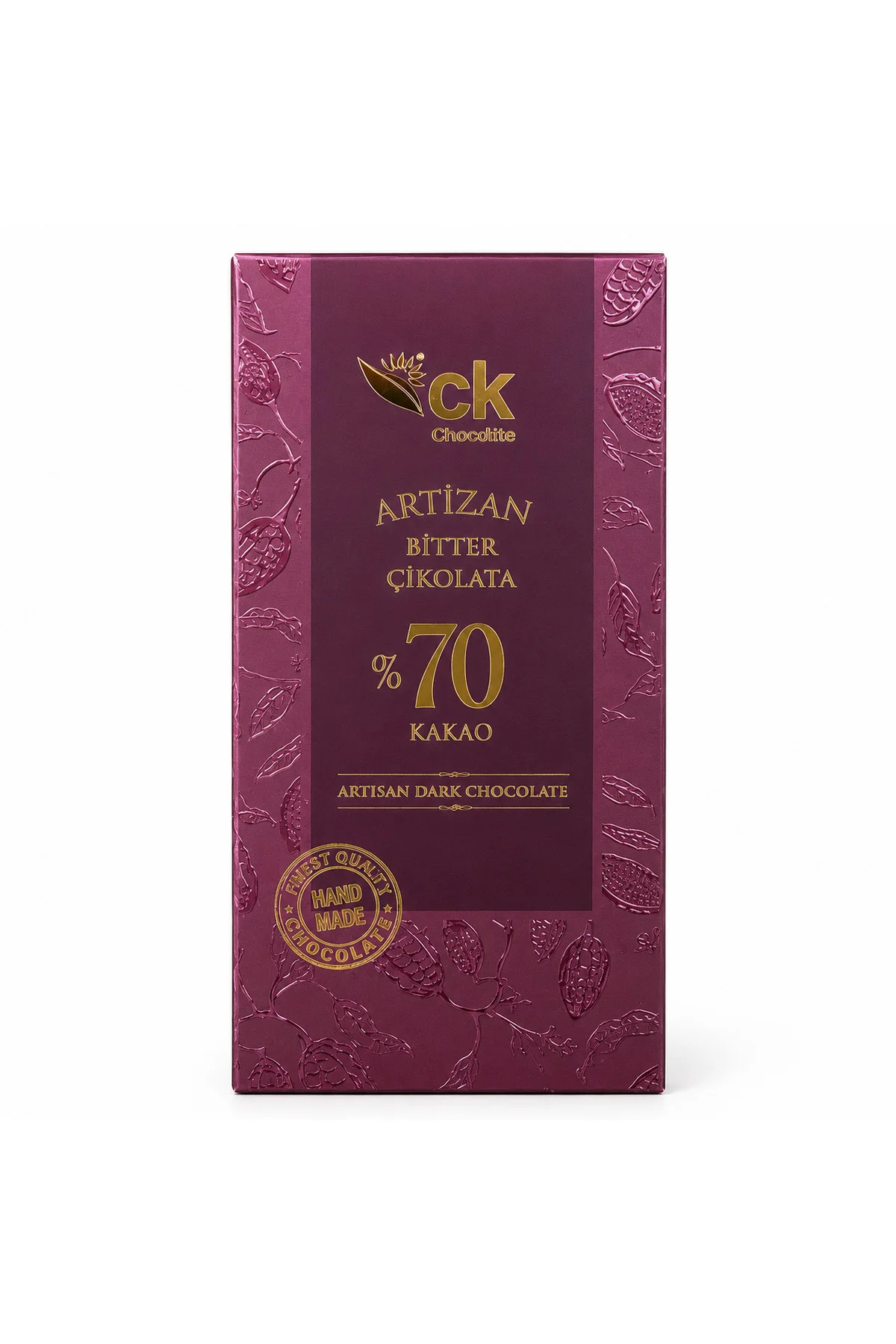 Bitter Tablet Artizan Çikolata (%70 Kakao) 100 g