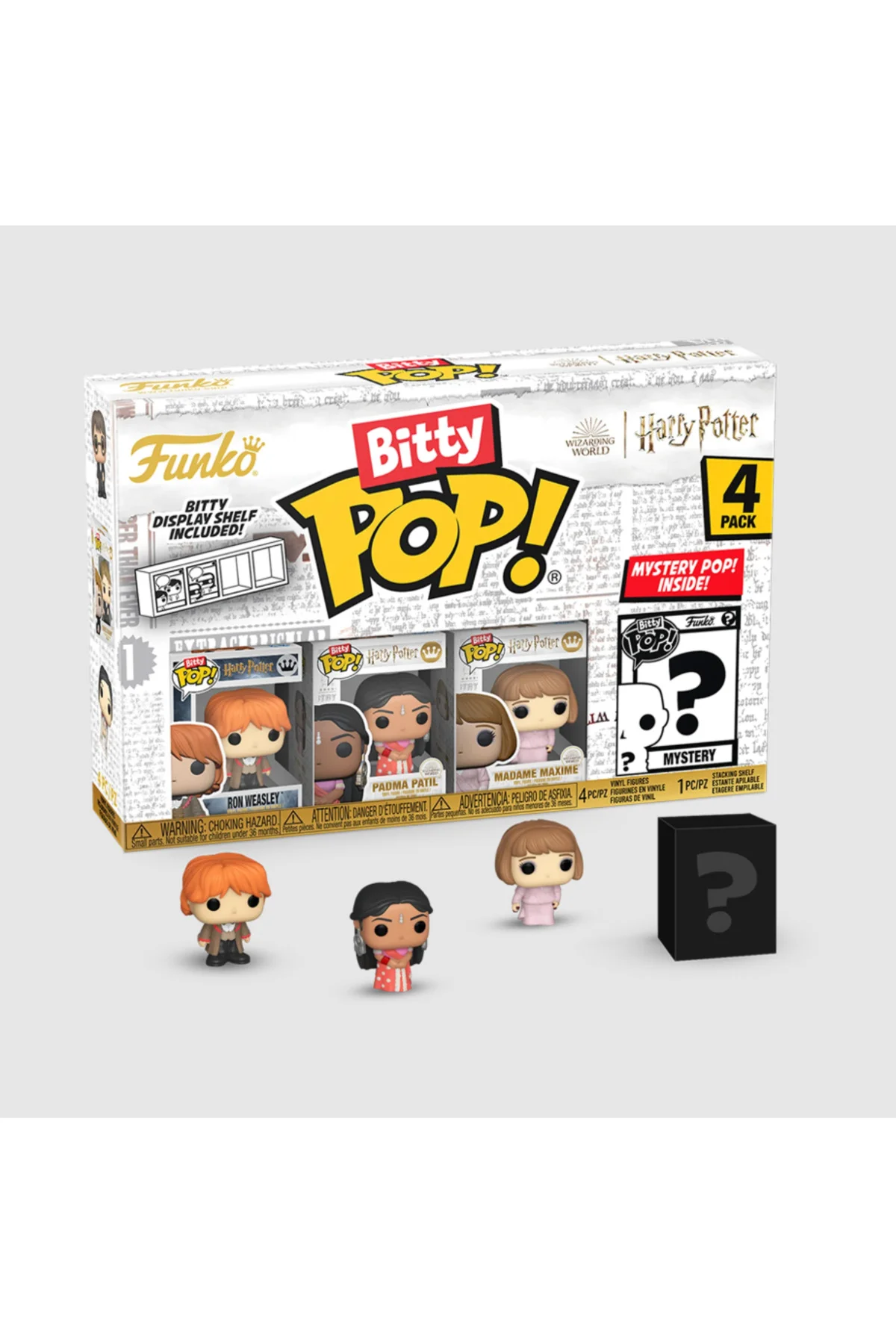 Bitty Pop 4'lü Paket Ron Weasley - Padma Padil - Mademe Maxime - Mystery