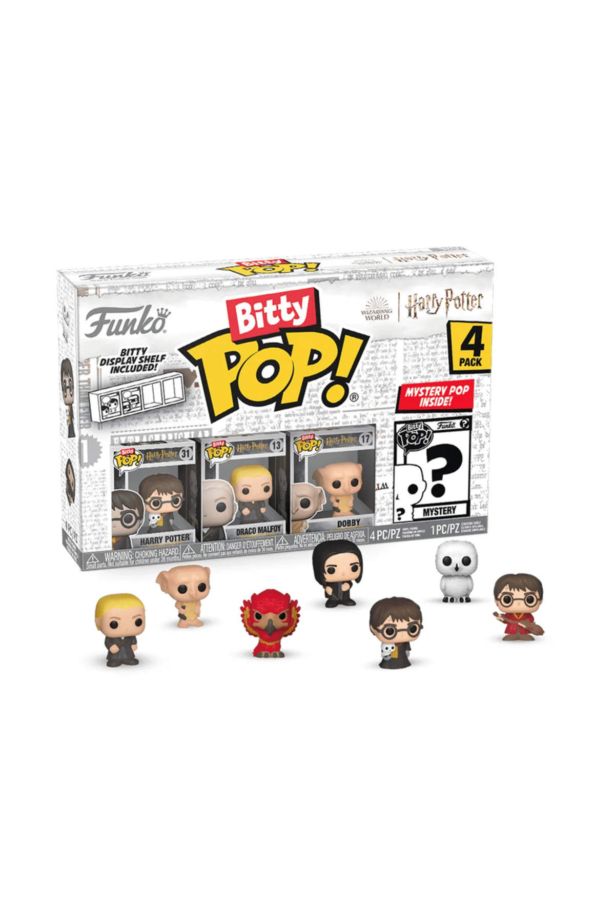 Bitty Pop Harry Potter  4'lü Paket Mini Figürler  Süprizli