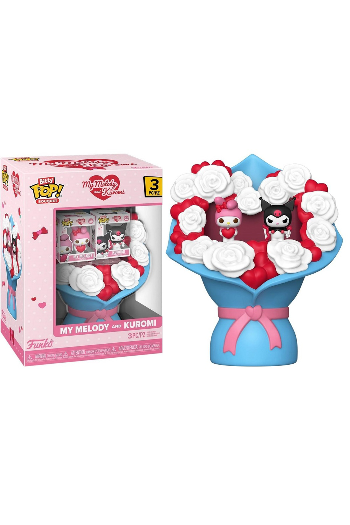 Bitty POP My Melody and Kuromi Valentine Bouquet Bitty POP My Melody and Kuromi Valentine Bouquet
