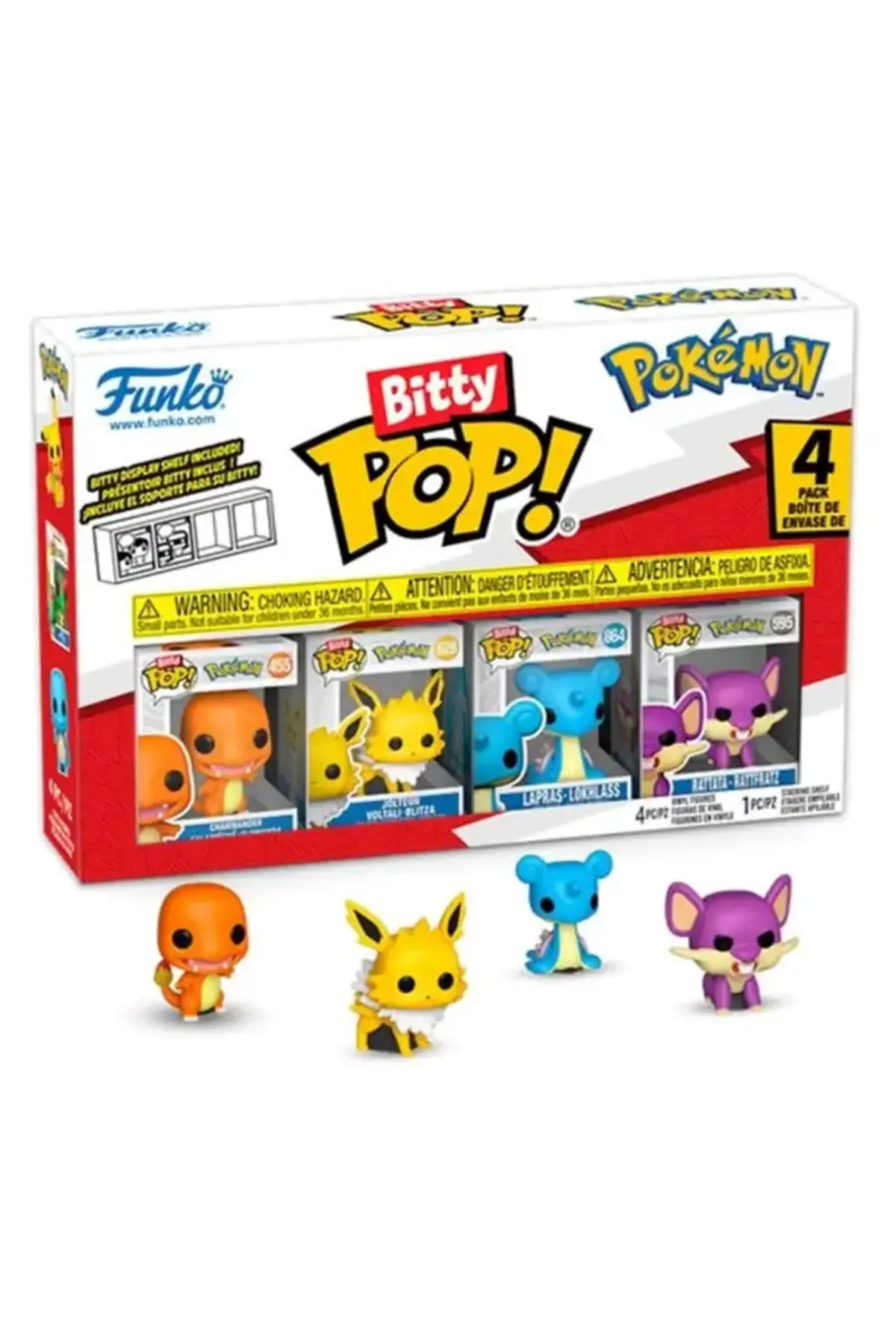 Bitty Pop Pokemon- Charmander 4Lü Paket 81133