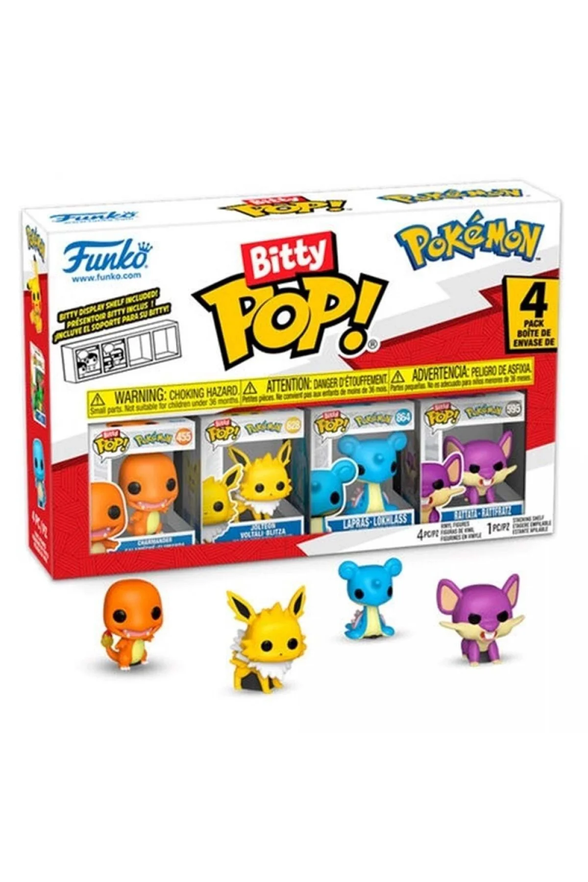 Bitty Pop Pokemon- Charmander 4Lü Paket 81133