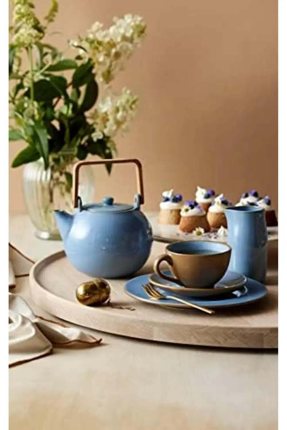 Bıtz Pasta Çatalı 4 Adet Paslanmaz Çelik Pirinç Rengi 1178227