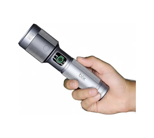 Bix Flashlight Bx5141fl 30w Led, Max. 1450 Lümen Parlaklık Ve 690 Metreye Kadar Menzilli 2200mah Şarj Edilebilir Led Çok Renkli Bix Flashlight Bx5141fl 30w Led, Max. 1450 Lümen Parlaklık Ve 690 Metreye Kadar Menzilli 2200mah Şarj Edilebilir Led Çok Renkli - Görsel 3